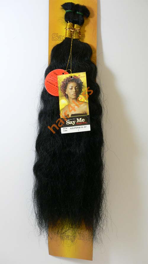 Say Me Human Hair Super Wet And Wavy Bulk 18 20 On Popscreen