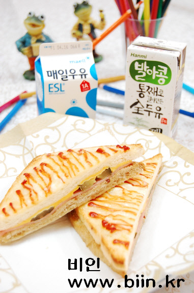 크로크무슈(남은 식빵활용하기)